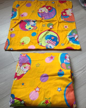 Ensemble housse de couette + taie d'oreiller lit enfant 1 personne