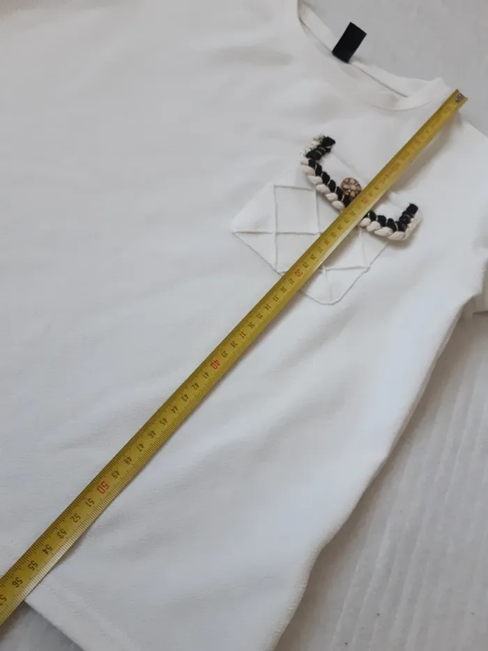 Tee shirt blanc Dazy T40 - photo numéro 8