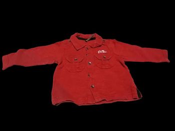 chemise rouge garçon