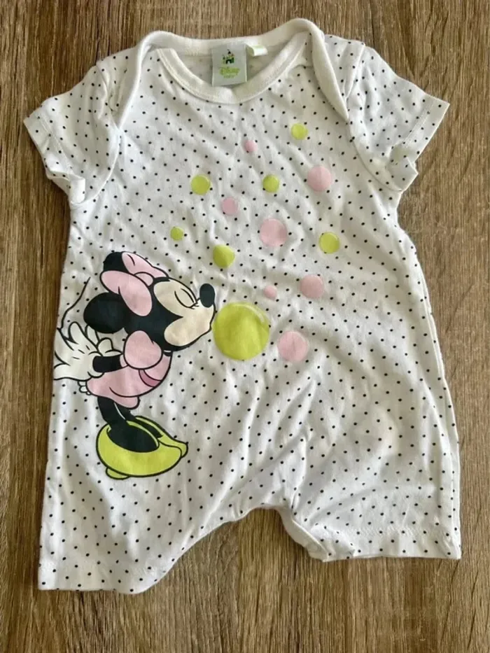 Barboteuse bébé fille Minnie 3 mois - photo numéro 2
