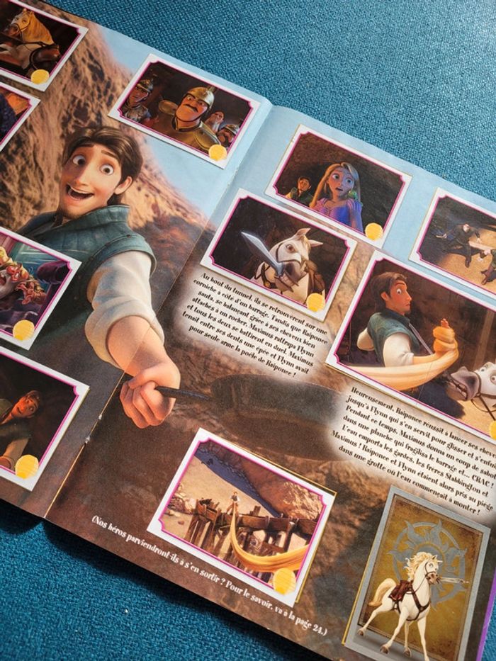 Album Panini Raiponce complet + poster Disney collection autocollants stickers princesse - photo numéro 6