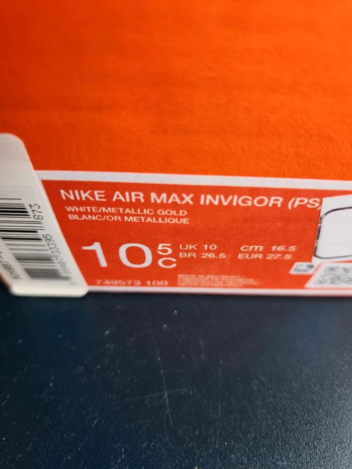 Nike air max invigor garçon Taille 27,5 neuves - photo numéro 9