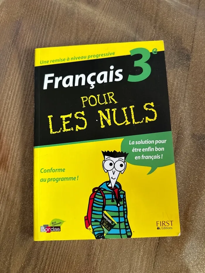 Livre français 3e pour les nuls