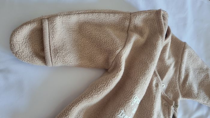 Gigoteuse polaire douce taupe manche longue - photo numéro 3