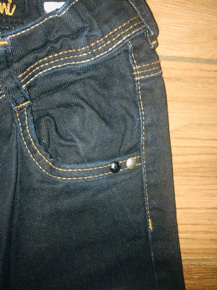 Jean noir Slim Catimini très stylé 8 ans - photo numéro 4