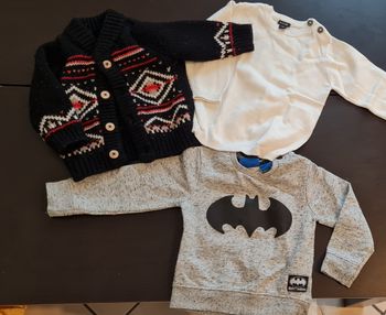 Lot pull/ veste 9mois