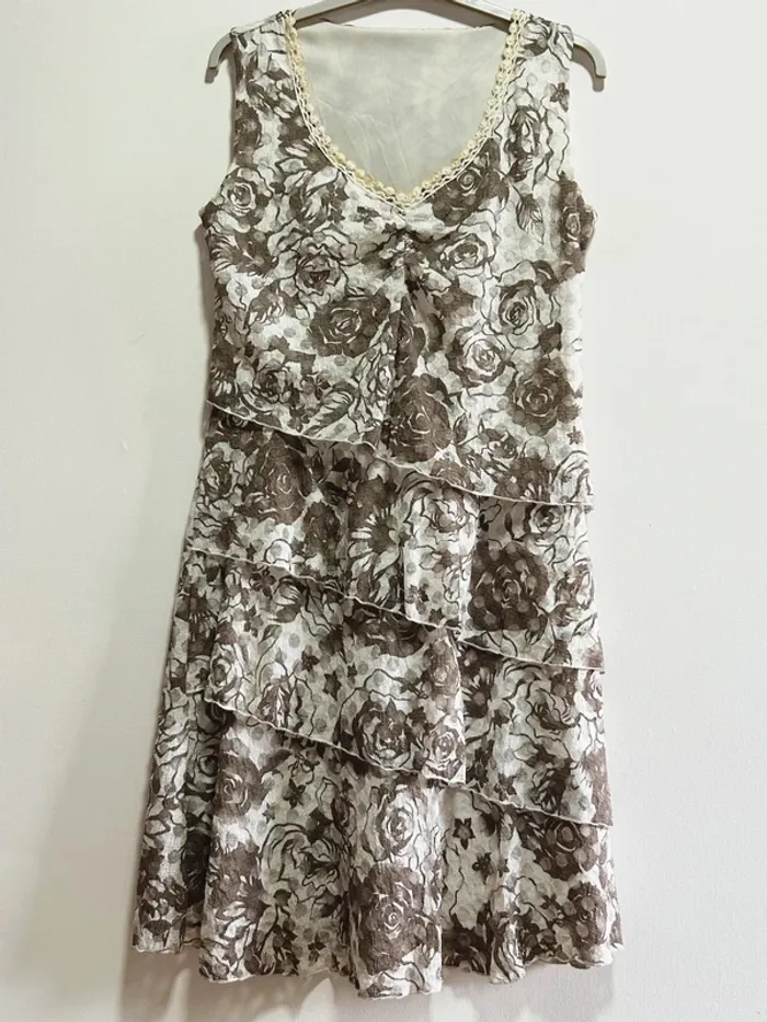 Robe casual bohème rétro Mango - photo numéro 2