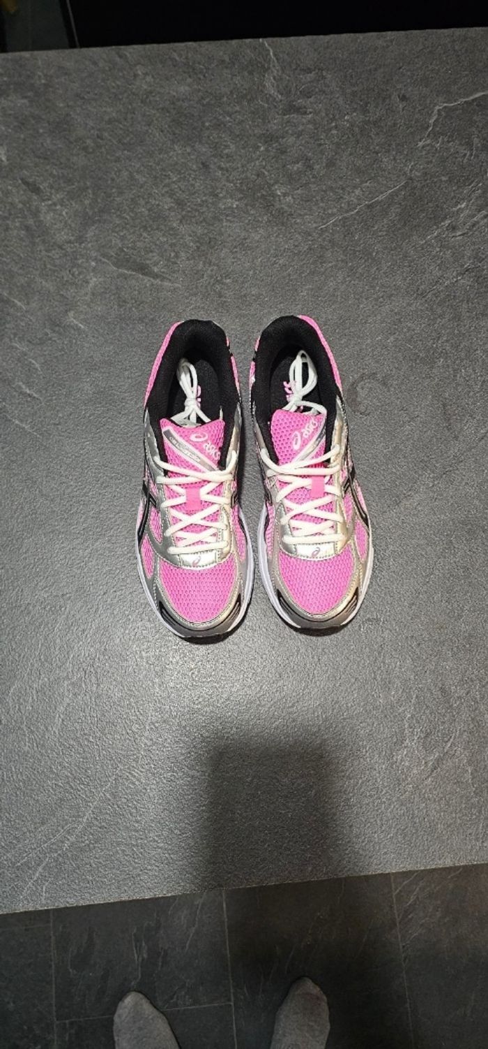 Asics 1130 rose et métallique - photo numéro 6