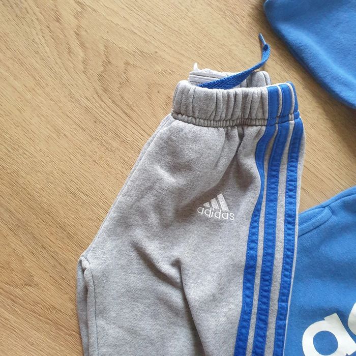 💚 Ensemble veste et bas de jogging 12/18 mois Adidas #emyfleury_18moisgarçon - photo numéro 3