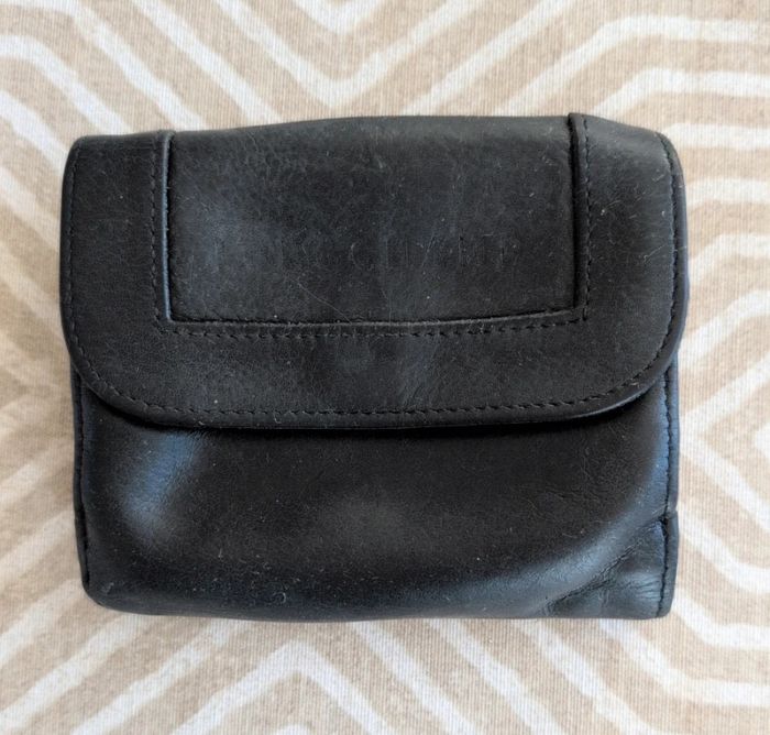 Porte monnaie Longchamps cuir noir