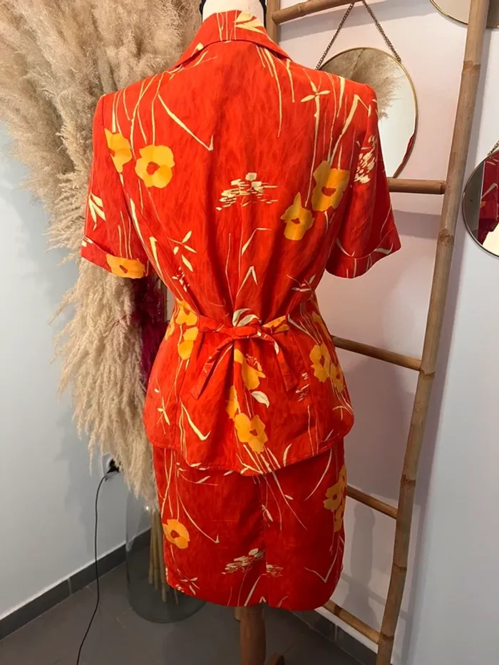Tailleur fleuri fabrication française - photo numéro 6