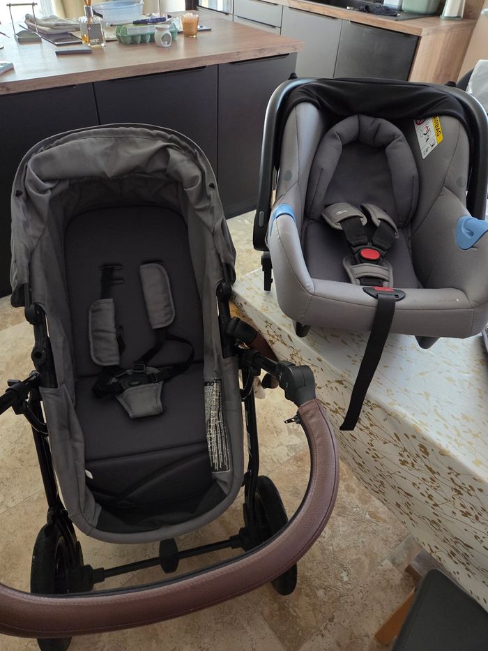 🍼 Poussette Kinderkraft 3 en 1 XMOOV – État excellent - photo numéro 2