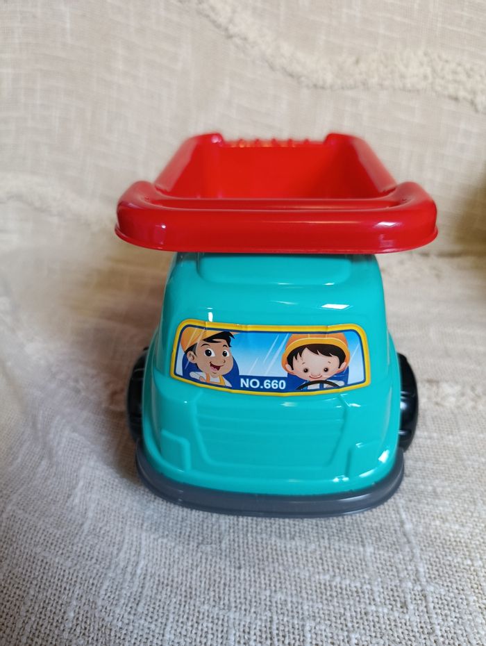 Camion benne enfant – Jouet coloré - photo numéro 5