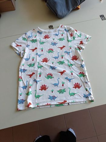 T-shirt manches courtes Kiabi dinosaure 12 ans