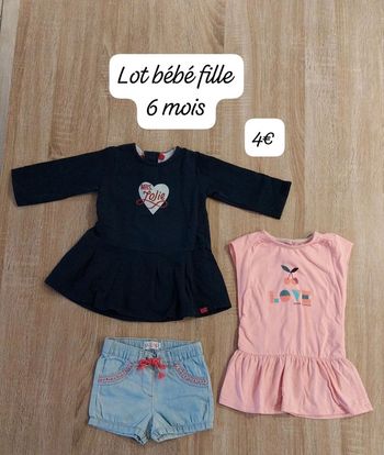 Lot bébé fille 6 mois
