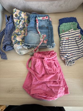 Lot shorts fille 4 ans