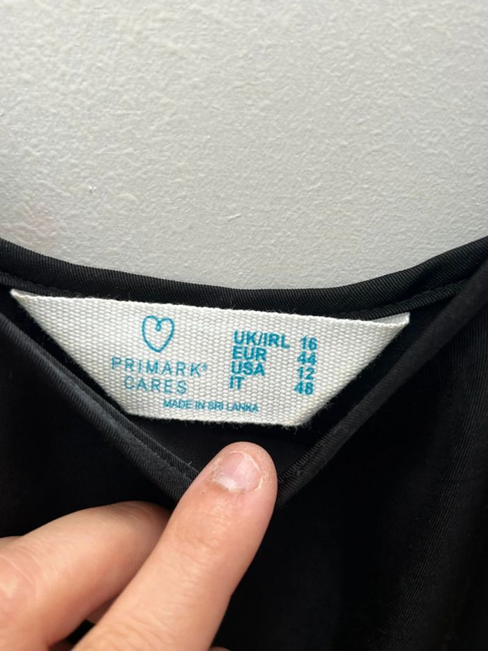Débardeur en satin haut noir taille 44 femme - photo numéro 4