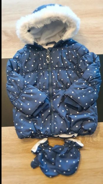 Manteau avec gant 24 mois