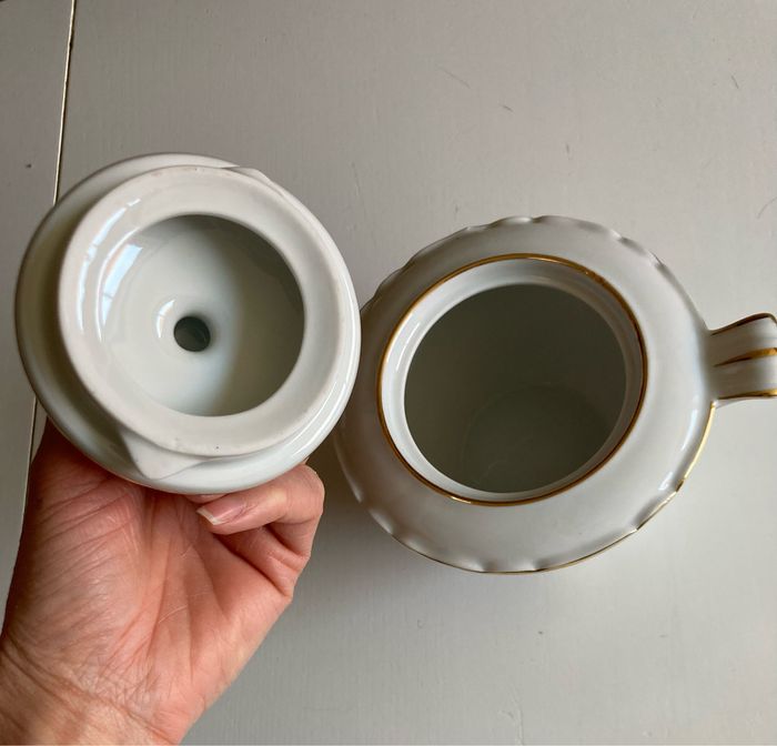 Sucrier en porcelaine - photo numéro 3