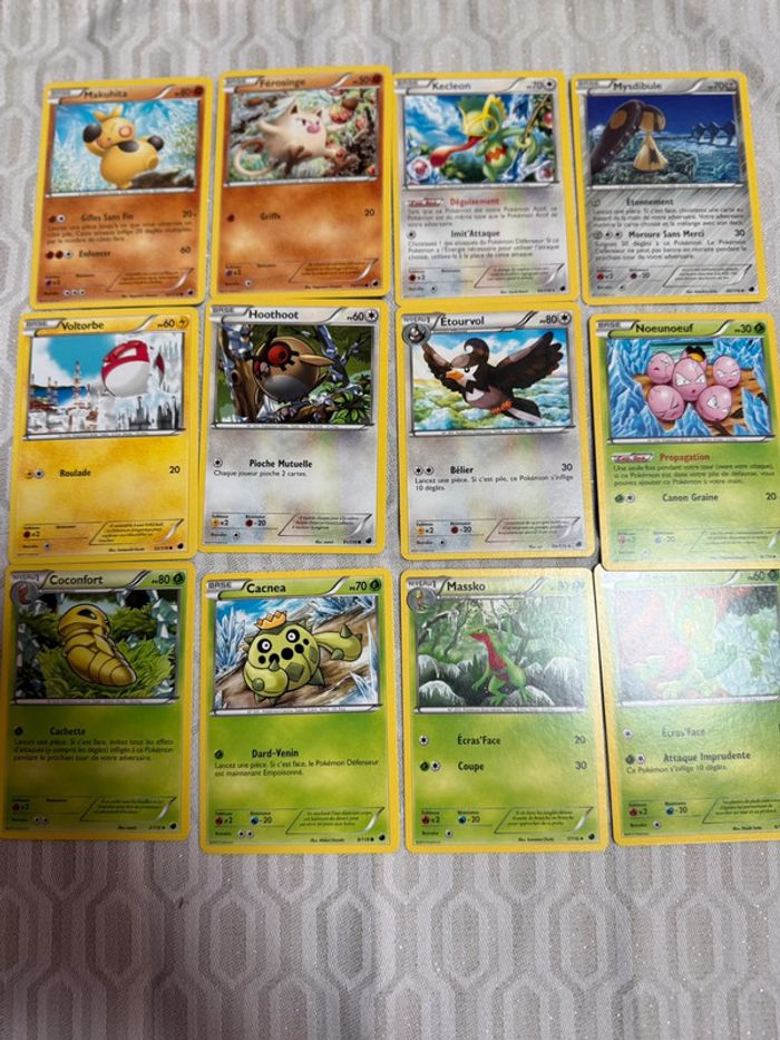 Lot de 22 cartes Pokémon Série Noir & Blanc Glaciation Plasma #2 - photo numéro 2