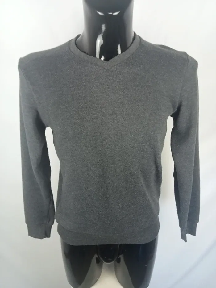 Pull homme gris Decathlon Quechua – sweater - suéter - pullover - trui - maglione - photo numéro 2