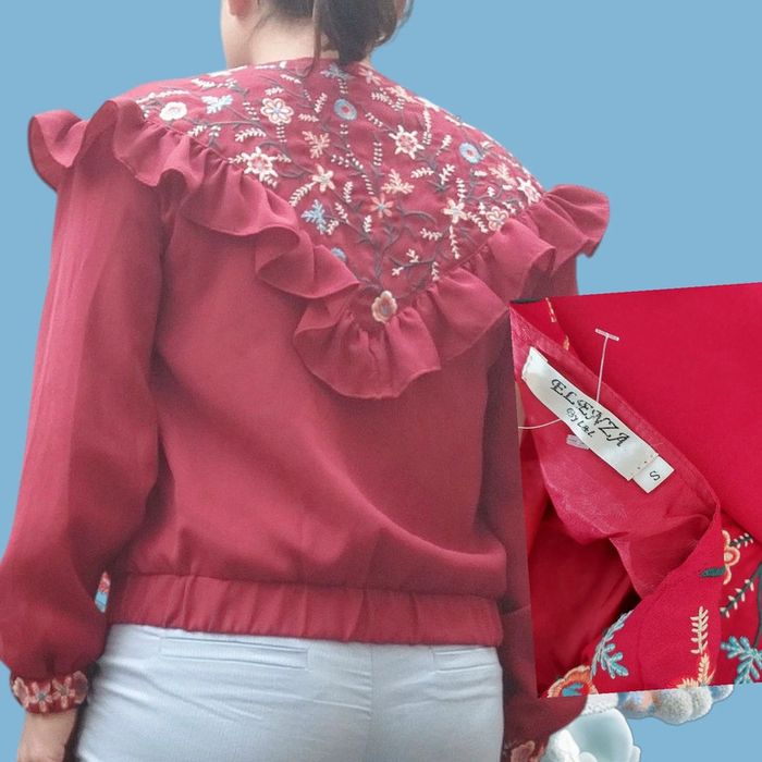 Veste Vintage avec Broderies - photo numéro 3