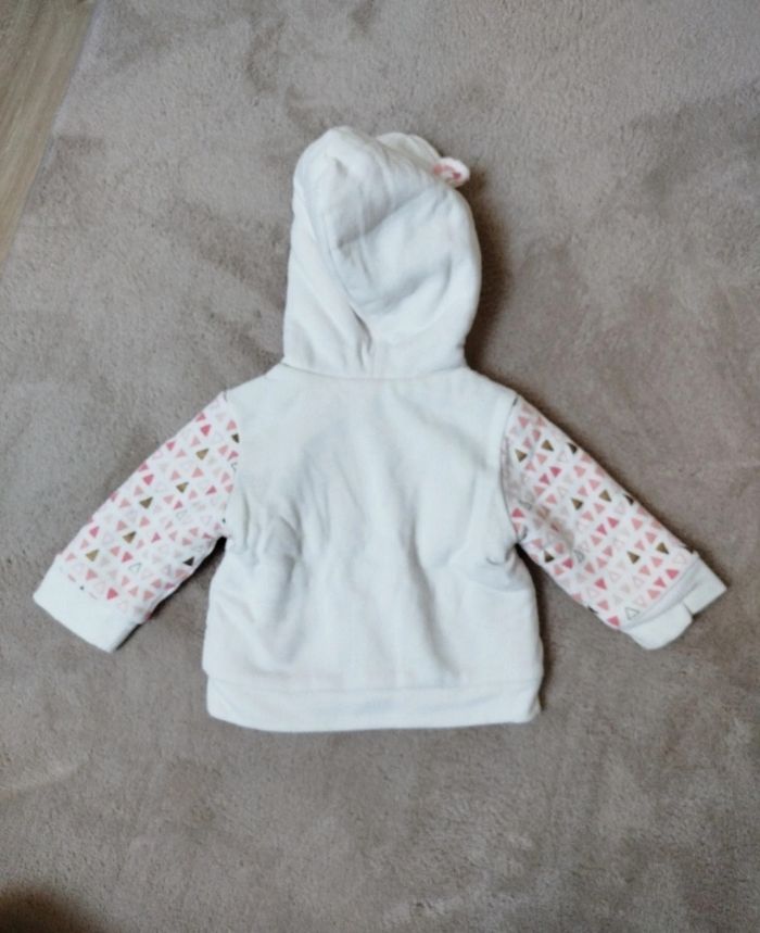 Manteau / gilet doublé fourrure 6 mois - photo numéro 5