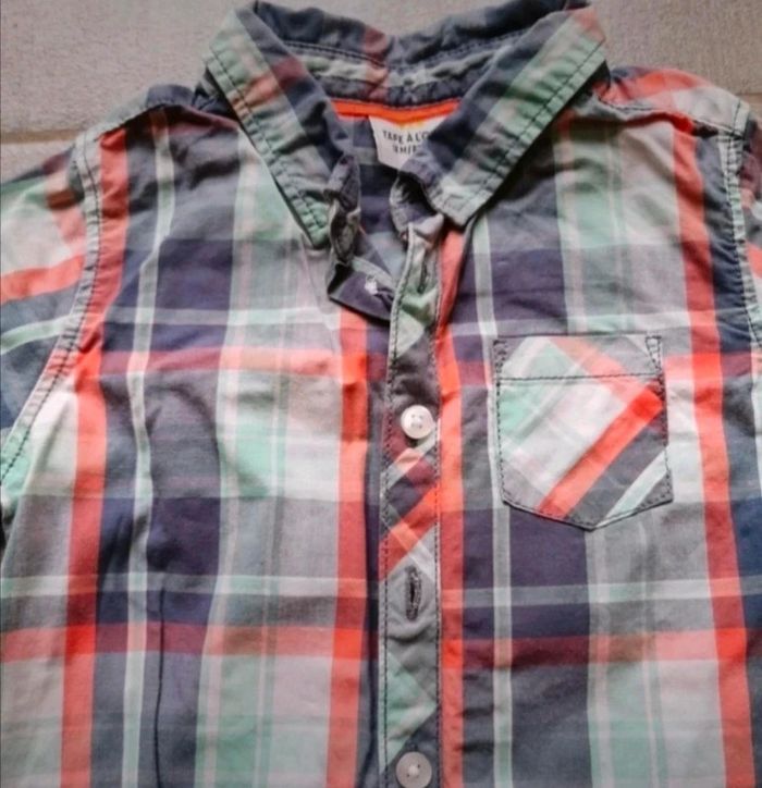 Chemise à manches longues à carreaux bébé garçon 18 mois comme NEUVE - photo numéro 2