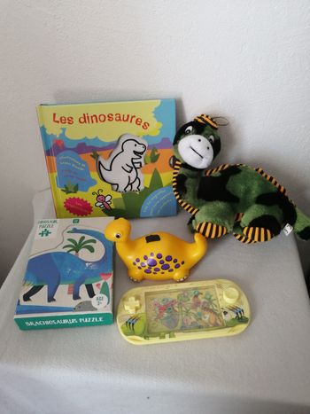 lot sur le thème des dinosaures 