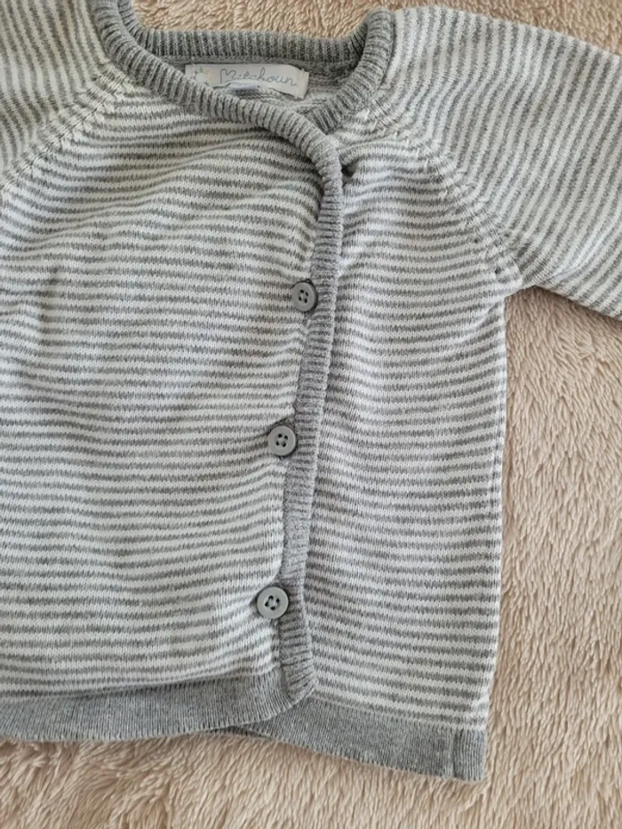 Gilet bébé Kitchoun 1 mois - photo numéro 2