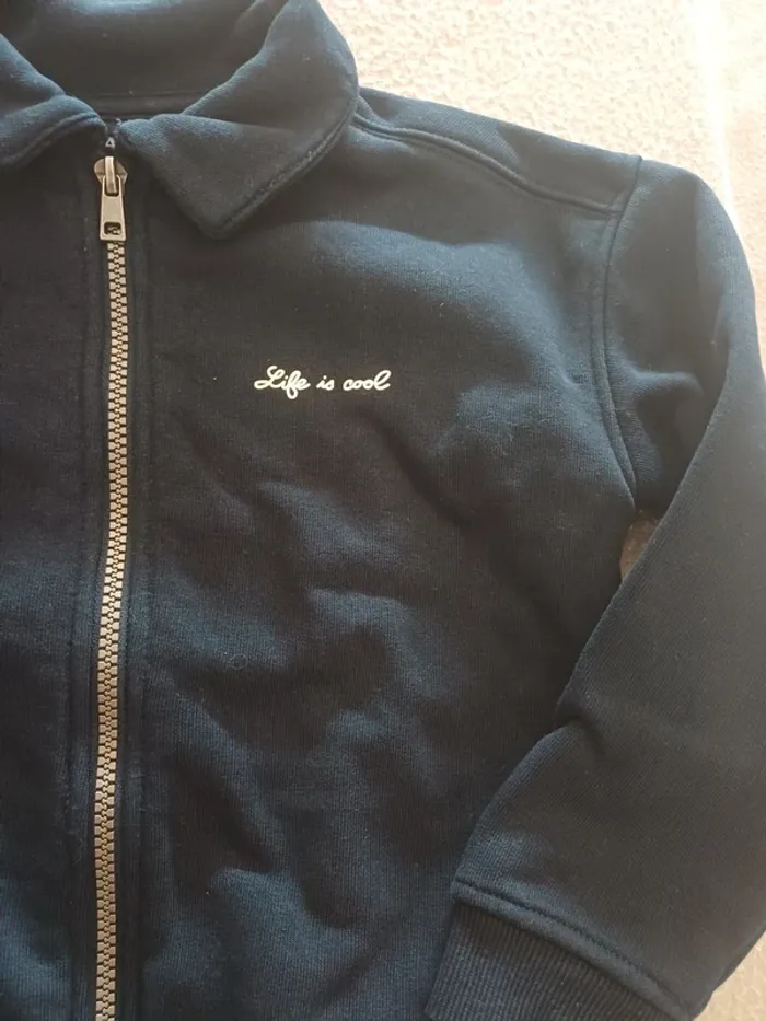 Superbe veste zippée 4 ans garçon - photo numéro 2