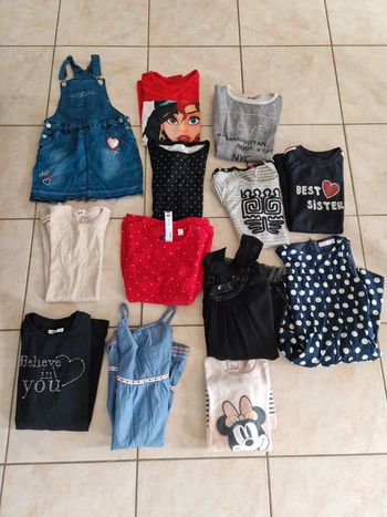 Lot 13 robes fille 6 ans orchestra disney okaidi alphabet gemo lupilu