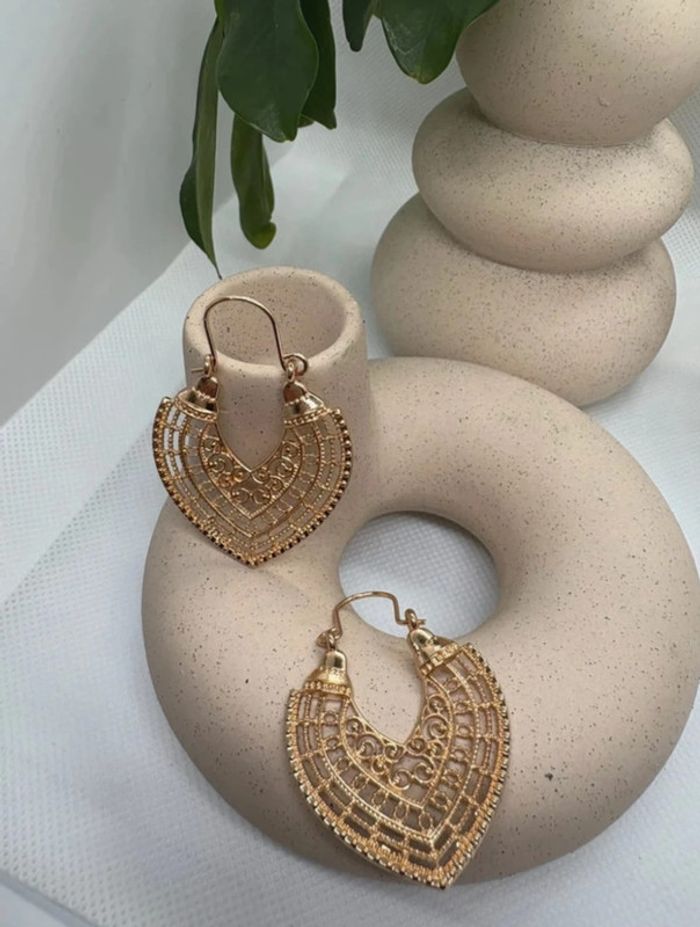 Boucle d'oreille style bohème - photo numéro 4