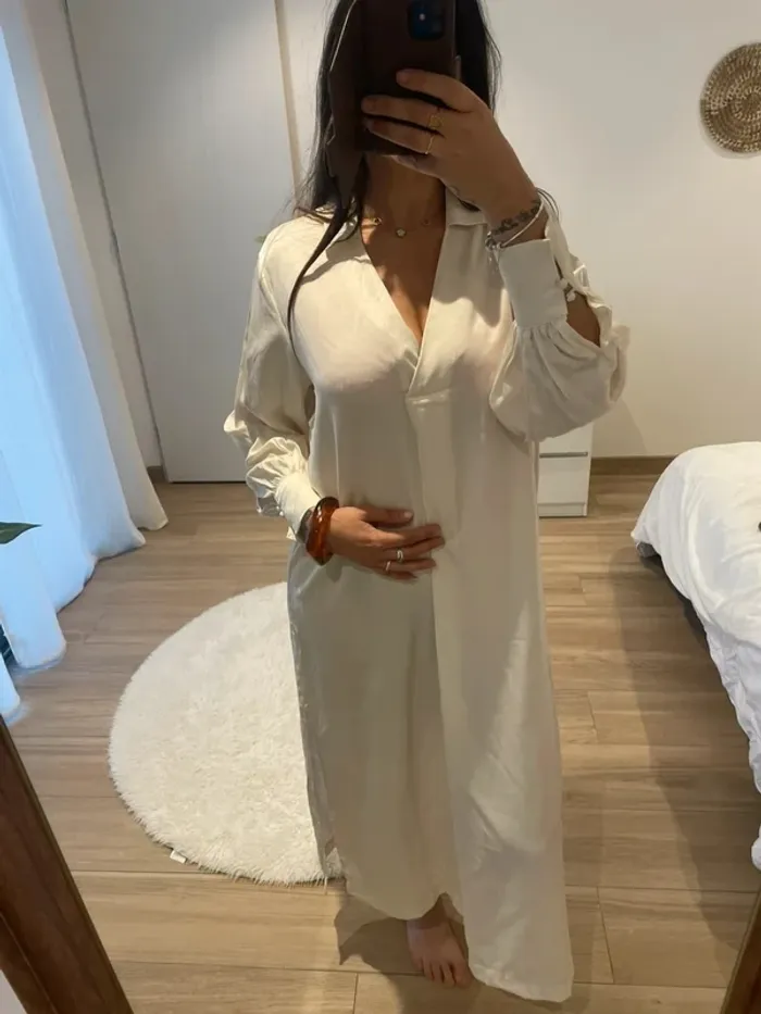 Robe longue satin H&M - photo numéro 10
