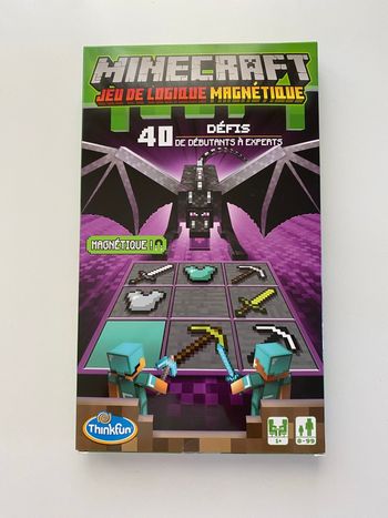 Jeu de logique magnétique Minecraft