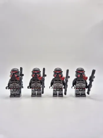 Figurines type lego 4 purges troopers stormtroopers star wars