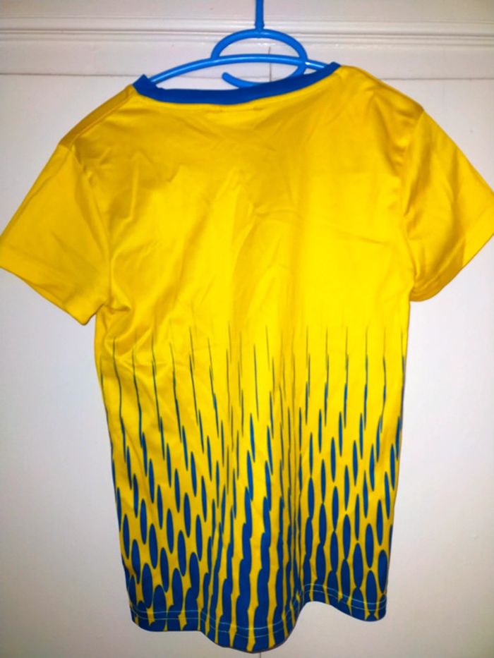 T-shirt FIFA Russia 2018 10 ans jaune, bleu - photo numéro 3