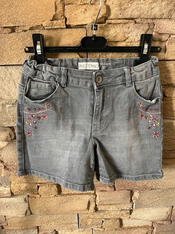 Short en jean gris taille 9-10 ans / 131-143cm