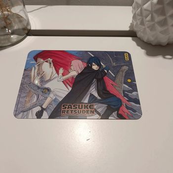 Manga plaque métallique Sasuke retsuden