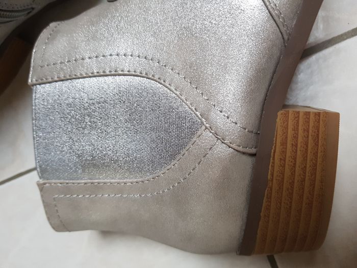 Boots fille unies métallisées - photo numéro 6