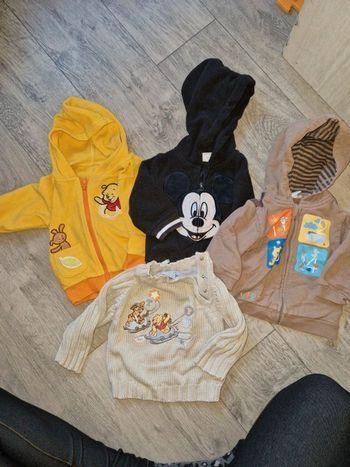 Lot gilet garçons disney