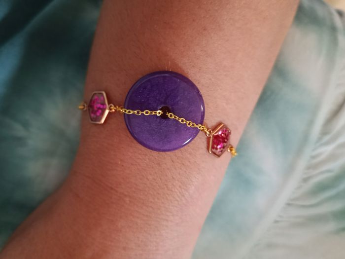 Bracelet résine epoxy - photo numéro 3