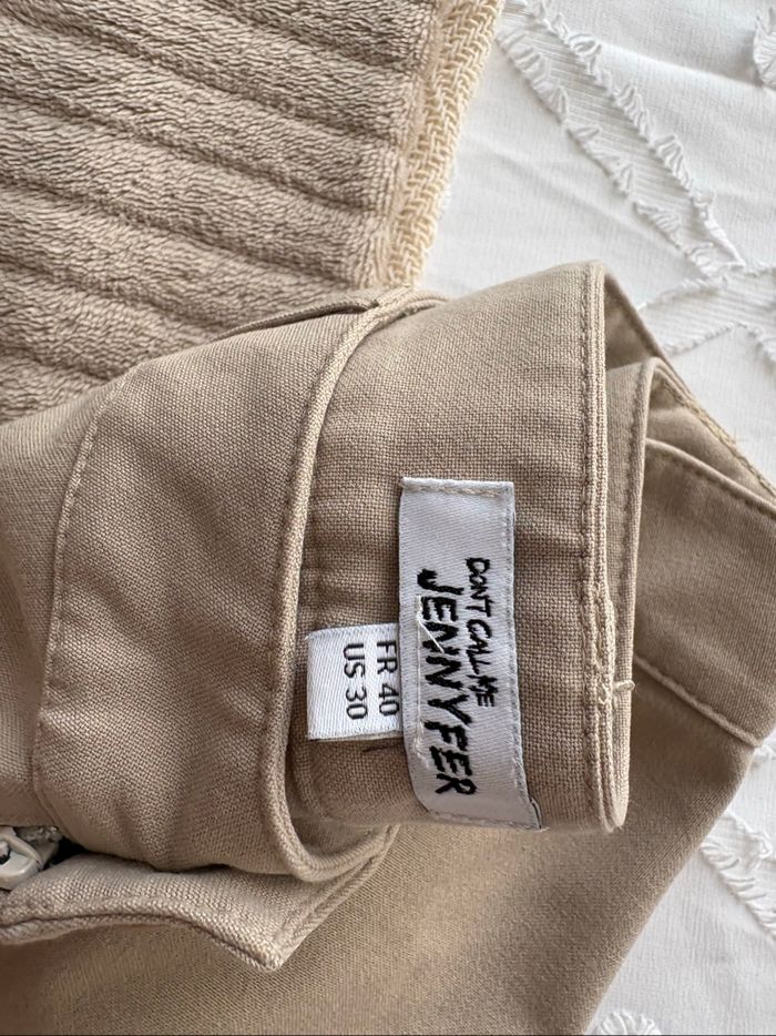 Tailleur beige JENNIFER – Taille 40 - photo numéro 4