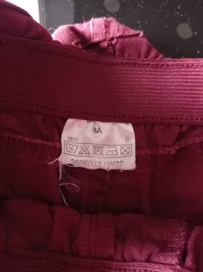 Short avec poches bordeaux - photo numéro 4