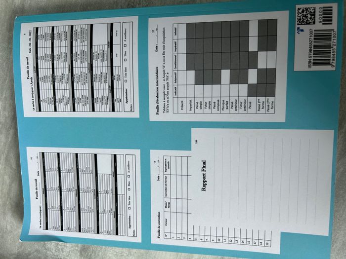 Cahier d'exercice et de pratique de la Conjugaison neuf - photo numéro 4