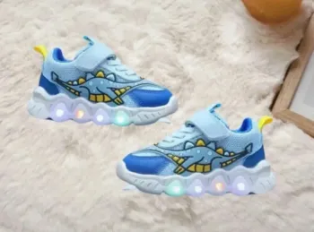 Baskets neuves motif Dinosaures pointure 21