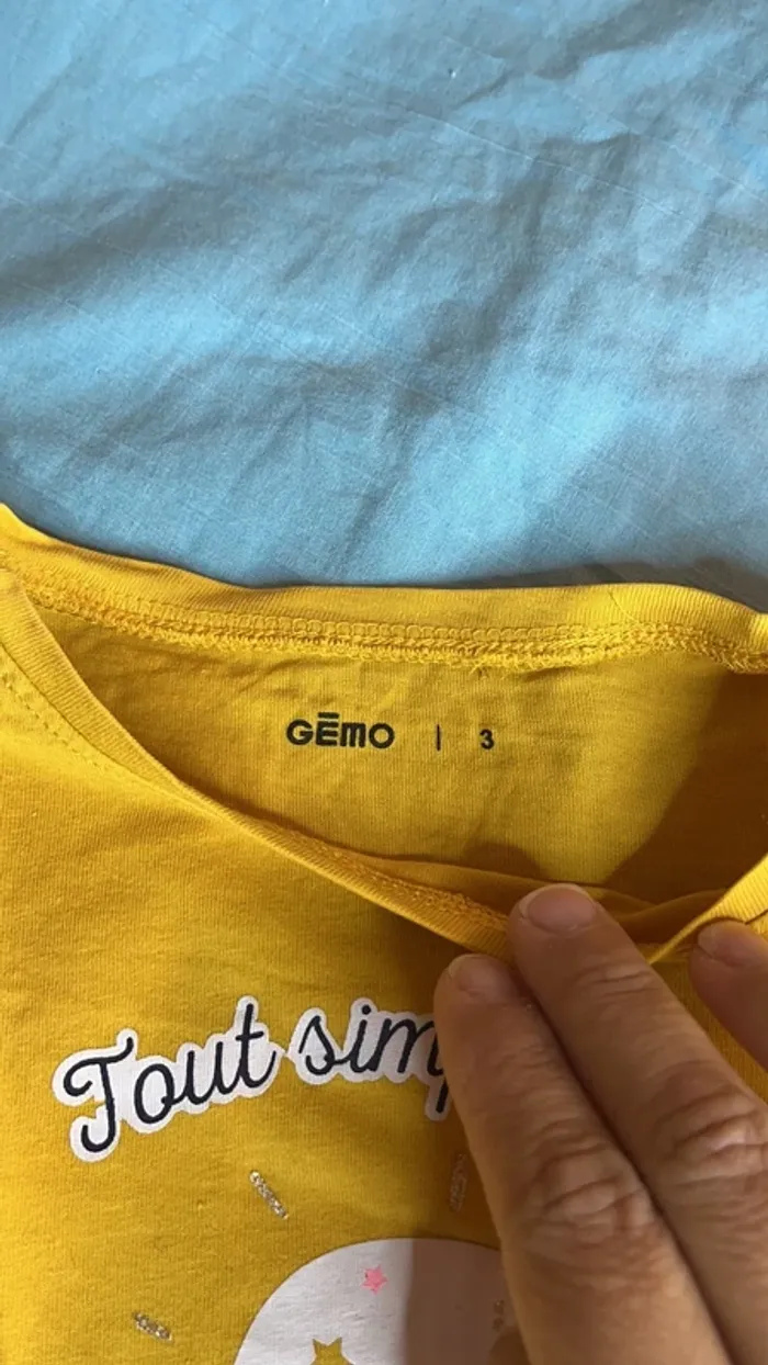 T shirt manche longue 3ans - photo numéro 3