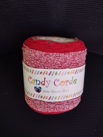 * 1 pelote fil de coton multicolore Candy Corde par Lidia Crochet #1