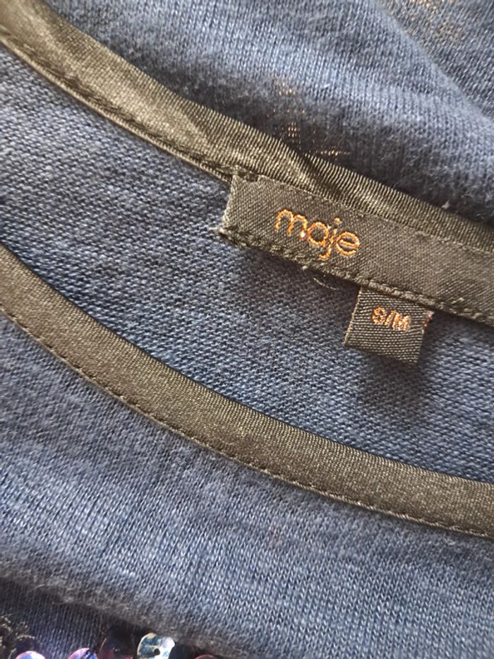 Maje tee-shirt T.36/38 en tbe - photo numéro 8