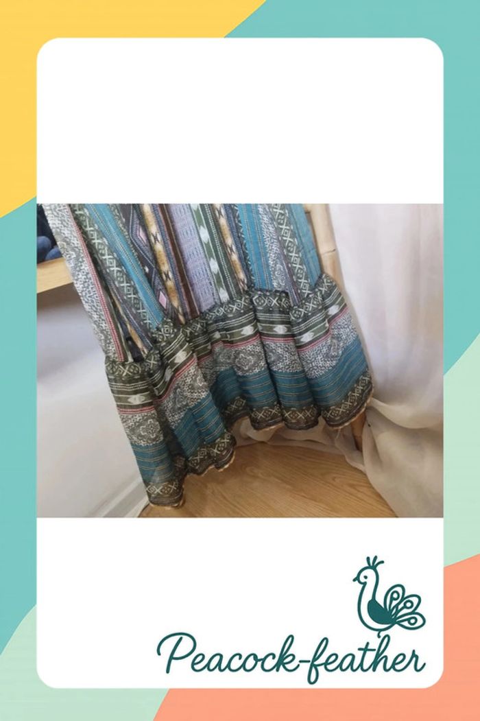 Robe longue neuve cache cache kaki TU - photo numéro 13